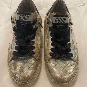 Silver Golden Goose sneakers in womens size 38